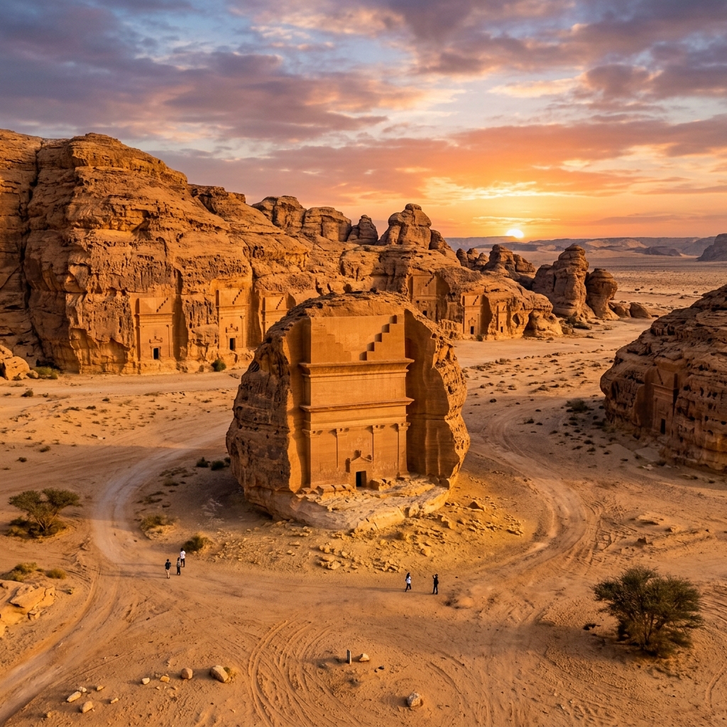 العُلا - مقابر الحِجر النبطية